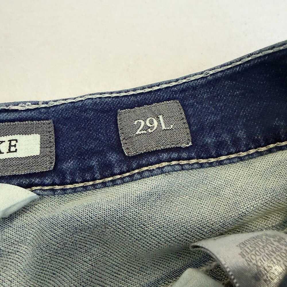 BKE Jeans Mens 29x33 Blue Jake Straight Leg Denim Regular Fit Stretch Med. Wash - Picture 4 of 15